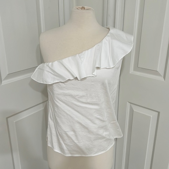 AG one shoulder ruffle top - Picture 1 of 5